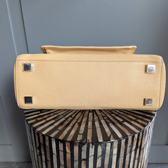 Michael Kors Collection Quinn Top-handle Satchel with Leather/Chain Strap - Picture 5 of 6